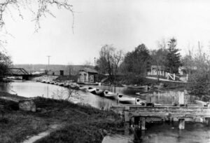 wooden dam